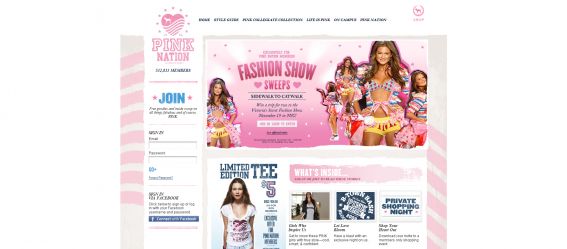 Victoria’s Secret Pink Nation Fashion Show Sweepstakes