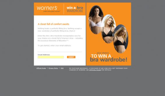 Win a Bra Wardrobe Win a Bra Wardrobe
