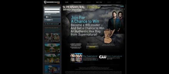 Supernatural Sweepstakes Supernatural Sweepstakes