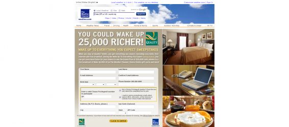 Quality Hotels Wake Up To Everything You Expect Sweepstakes