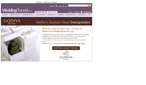 The Godiva’s Chocolate Couture Sweepstakes The Godiva’s Chocolate Couture Sweepstakes