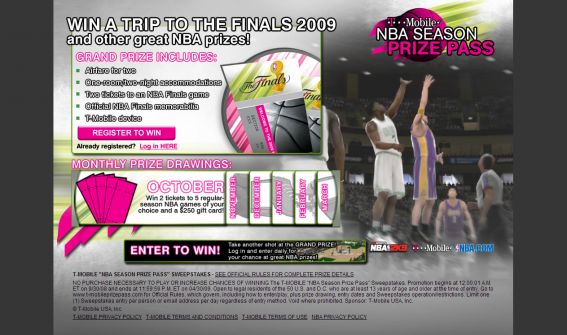 T-Mobile Season Prize Pass Sweepstakes