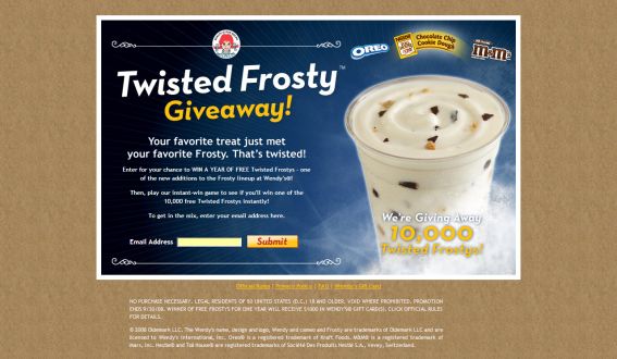 Twisted Frosty Giveaway