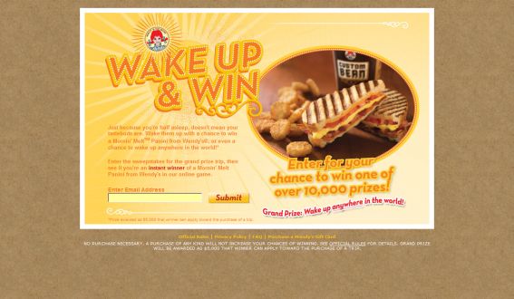 Wake Up & Win Sweepstakes