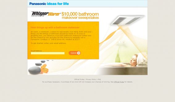 WhisperWarm $10,000 Bathroom Makeover Sweepstakes WhisperWarm $10,000 Bathroom Makeover Sweepstakes