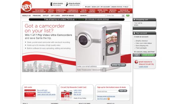 Circuit City’s Win 1 of 7 Flip Video Ultra Camcorder Sweepstakes Circuit City’s Win 1 of 7 Flip Video Ultra Camcorder Sweepstakes