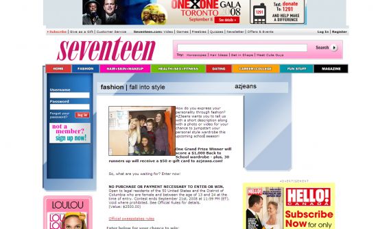 AZ Jeans Fall Into Style Contest
