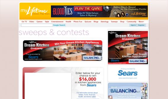 Lifetime Dream Kitchen Giveaway Sweepstakes