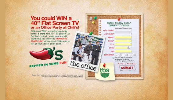 NCC Chili’s Office Sweepstakes