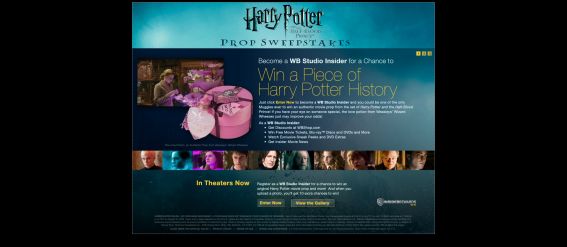 Harry Potter and the Half-Blood Prince Prop Sweepstakes