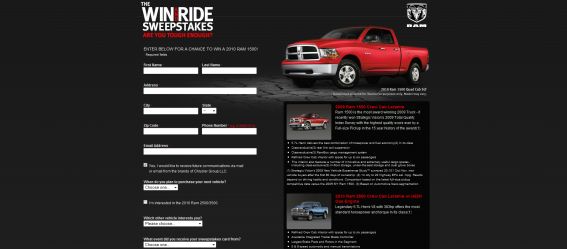Win and Ride Sweepstakes
