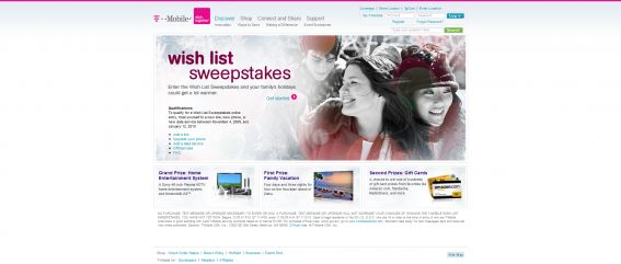 T-Mobile Wish List Sweepstakes