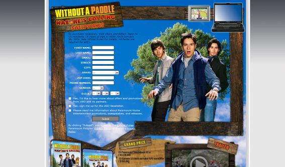 UGO’s Without a Paddle 2 Sweepstakes UGO’s Without a Paddle 2 Sweepstakes