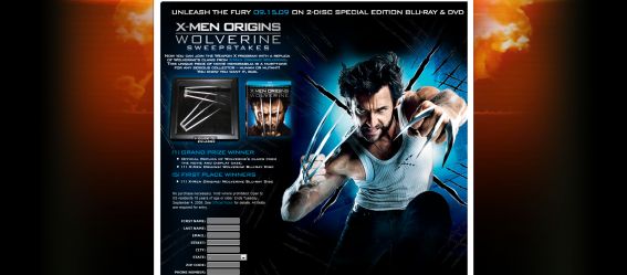 UGO’s X-Men Origins: Wolverine Sweepstakes