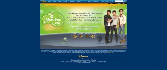 Disney More Fun Time with Jonas Sweepstakes, Disney.com/MoreFunTime Sweepstakes