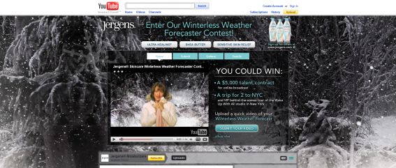 Jergens Skincare Winterless Weather Forecaster Contest and Sweepstakes