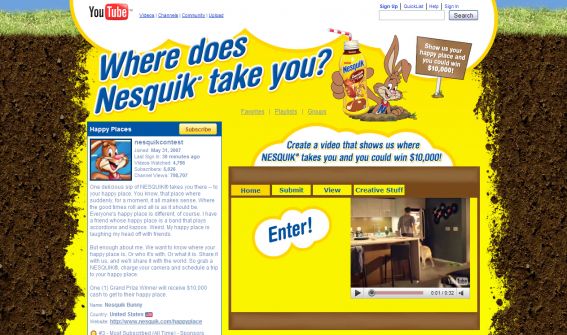 Nesquick Show us your Happy Place Contest