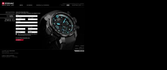 Zodiac ZMX-03 Watch Sweepstakes