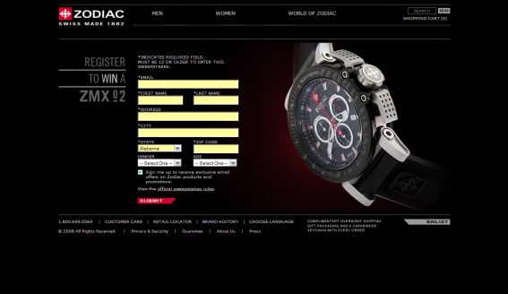 Zodiac ZMX-02 Watch Sweepstakes