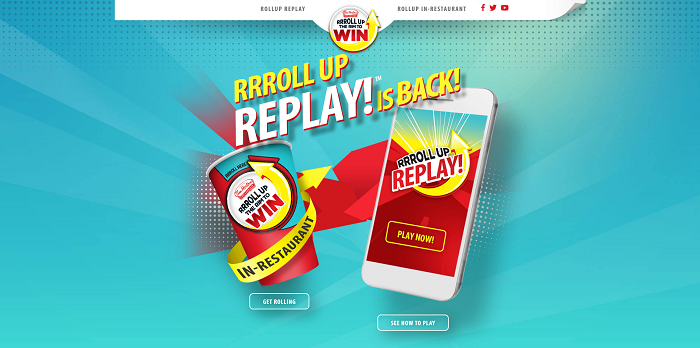 RollUpTheRimToWin.com - Play Roll Up The Rim Replay