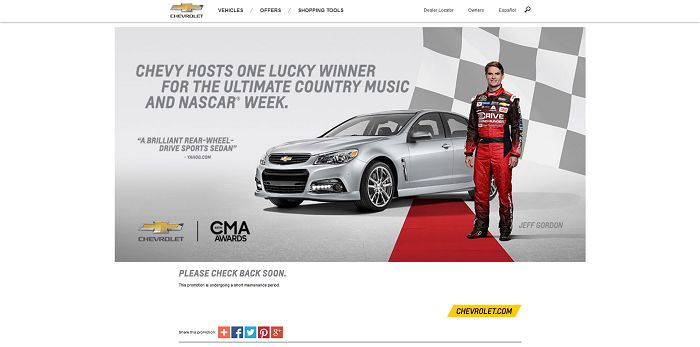 winyourchevy.com - Win the 2015 Chevrolet SS Sweepstakes
