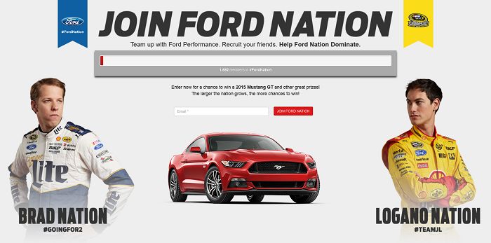 JoinFordNation.com - Ford Nation Sweepstakes