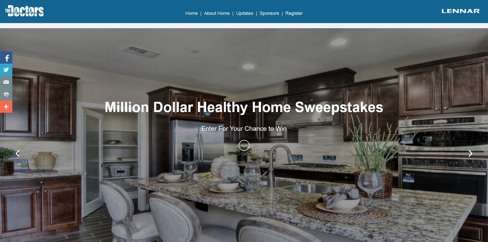 The Doctors’ Million Dollar Healthy Home Sweepstakes (Code Word)