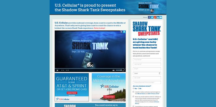 ShadowSharkTank.com - Shadow Shark Tank Sweepstakes