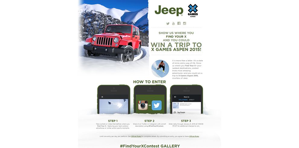 Jeep X Games Aspen 2015 #FindYourXContest (jeepfindyourx.com)