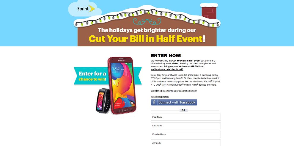 Sprint 10-Day Holiday Sweepstakes