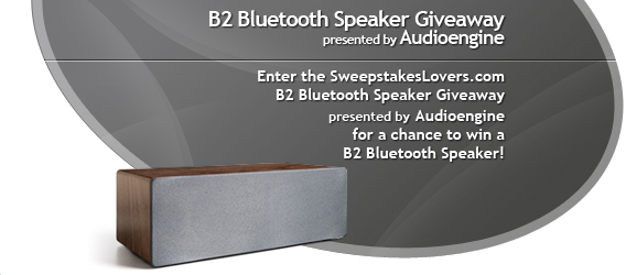 Audioengine B2 Bluetooth Speaker Giveaway