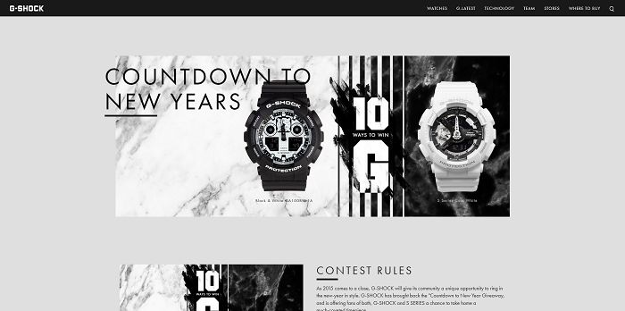 G-Shock Countdown to 2016 Sweepstakes