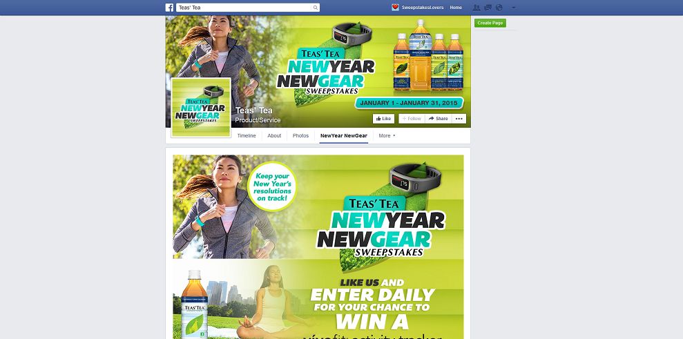 Teas Tea New Year, New Gear Sweepstakes (teasteanewyear.com)