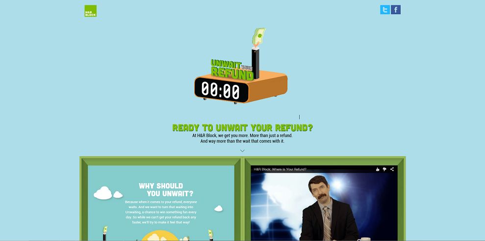 H&R Block Unwait Your Refund Instant Win Game And Sweepstakes
