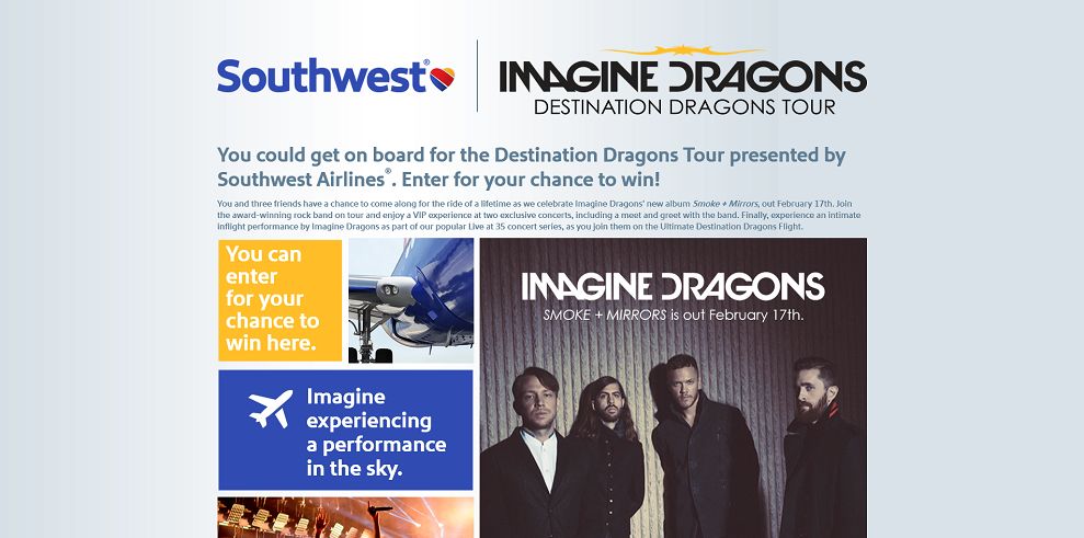 Destination Dragons Sweepstakes Presented By Southwest Airlines