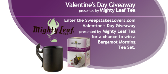 Valentine's Day Giveaway presented by Mighty Leaf Tea