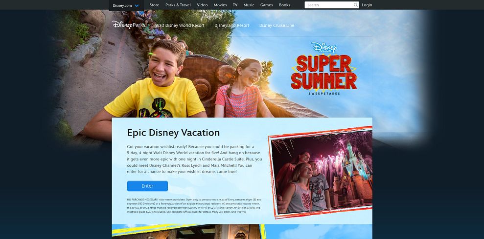 Disney Channel Super Summer Sweepstakes - Disney.com/SuperSummerSweeps