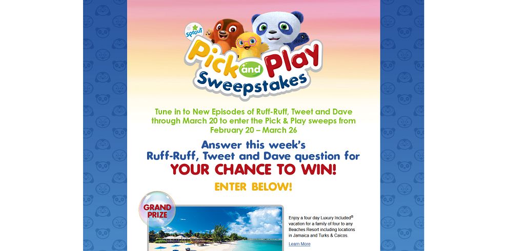 Pick & Play Sweepstakes At PickAndPlaySweeps.com