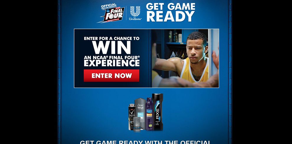 Unilever Get Game Ready Sweepstakes