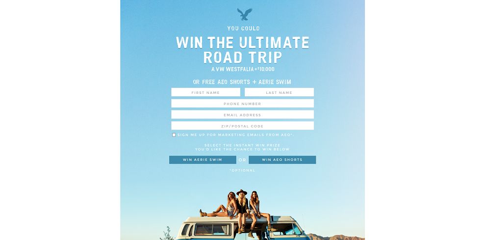 2015 AEO & Aerie Spring Try-On Event Promotion