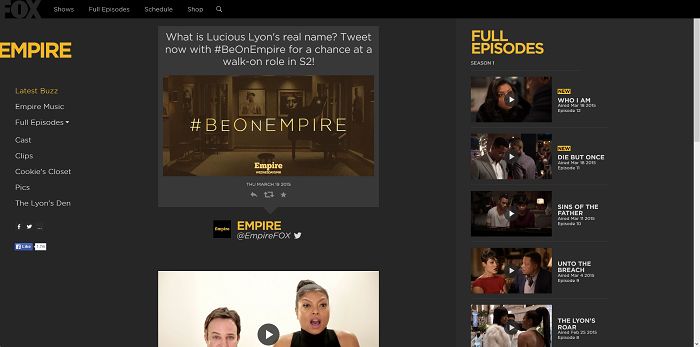 #BeOnEmpire Sweepstakes