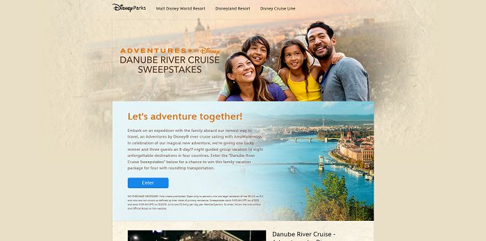 Danube River Cruise Sweepstakes