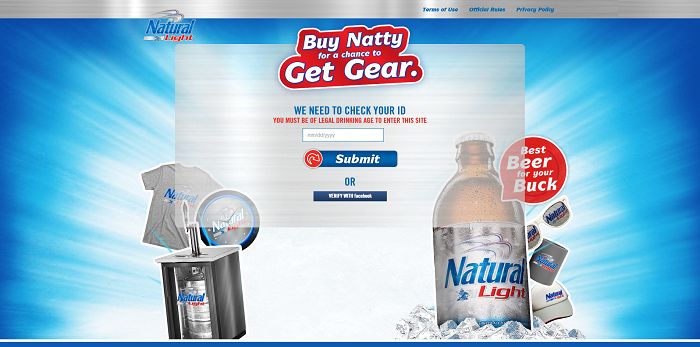 Natty Gear Instant Win Game