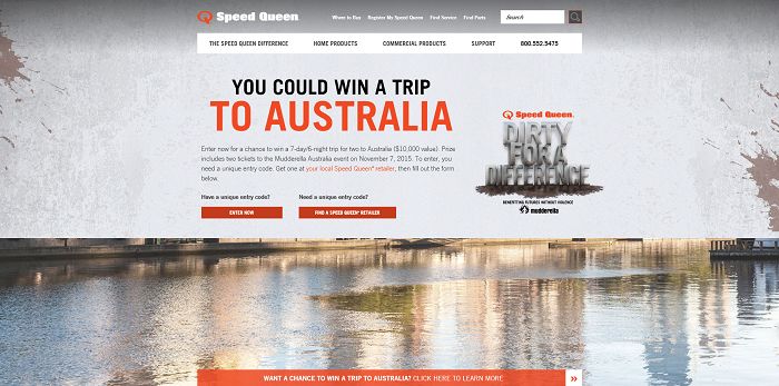SpeedQueen.com/DirtyForADifference - Speed Queen Dirty For A Difference Sweepstakes