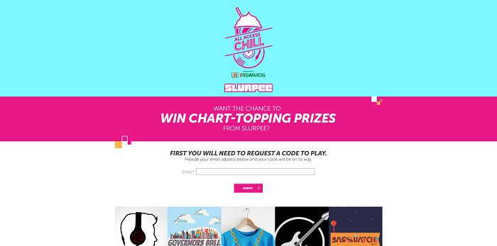 Slurpee All Access 7Rewards Sweepstakes (SlurpeeAllAccess.com)