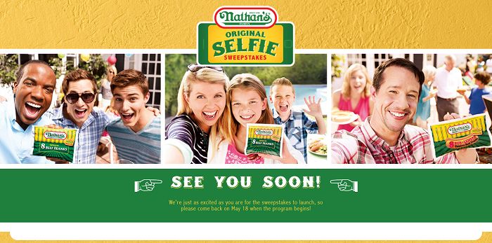 NathansSelfie.com - Nathan's Famous Original Selfie Sweepstakes