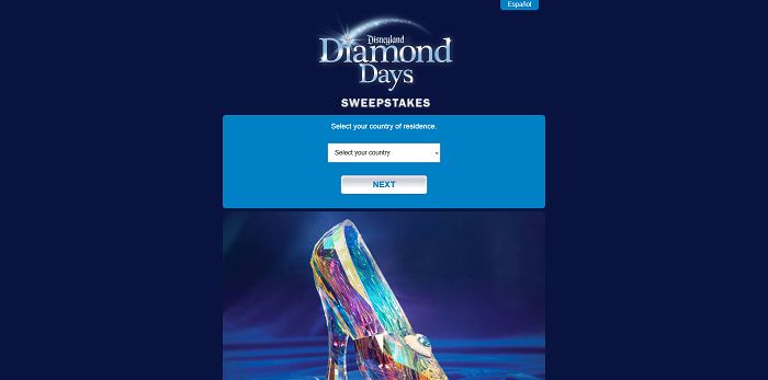 DisneyDiamondDays.com - Disneyland Diamond Days Sweepstakes