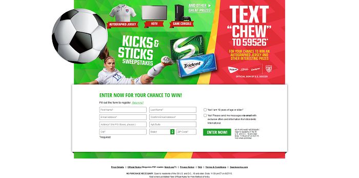 KicksAndSticksSweeps.com - Kicks And Sticks Sweepstakes