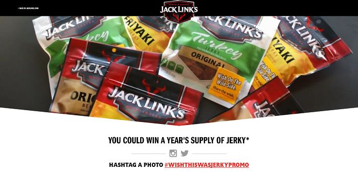 Jack Link's Wish This Was Jerky Sweepstakes (JackLinks.com/Wish)