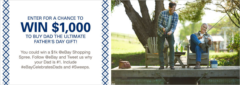 eBay Father's Day Twitter Sweepstakes